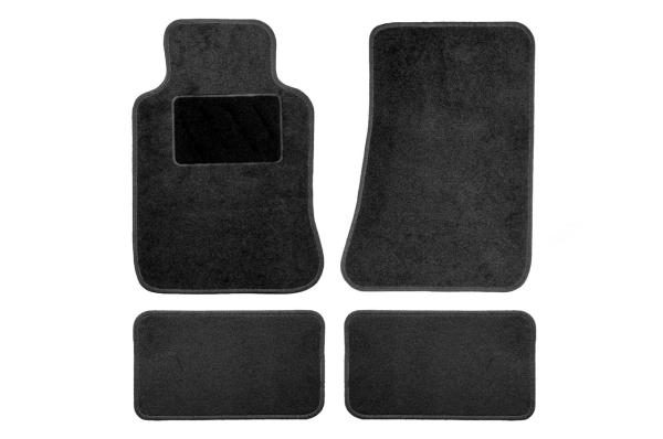 Textilfussmatten Universal Schwarz